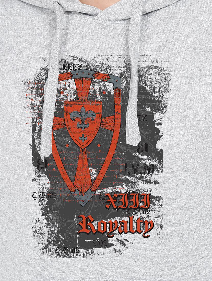 hooded neck graphic sweatshirt - 17972166 - Standard Image - 2