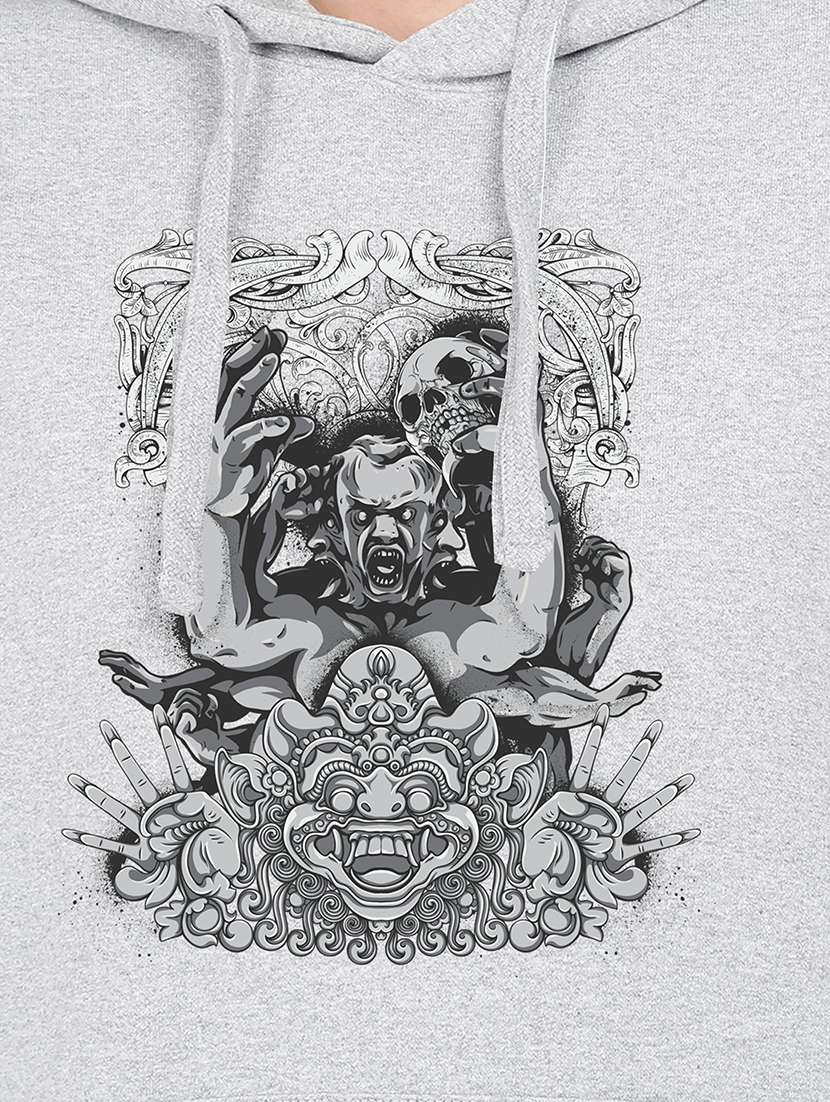 hooded neck graphic sweatshirt - 17972175 -  Standard Image - 2