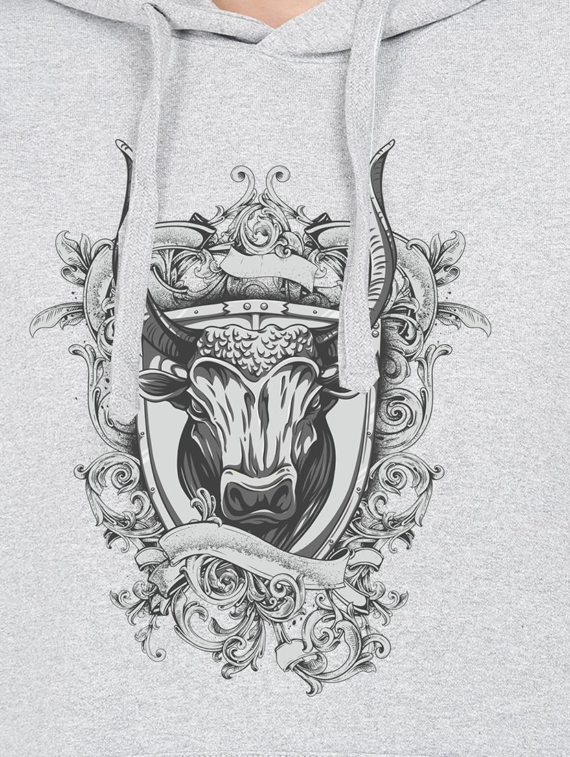 hooded neck graphic sweatshirt - 17972177 - Standard Image - 2