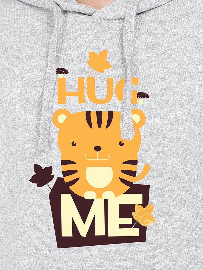 hooded neck graphic sweatshirt - 17972188 - Standard Image - 2