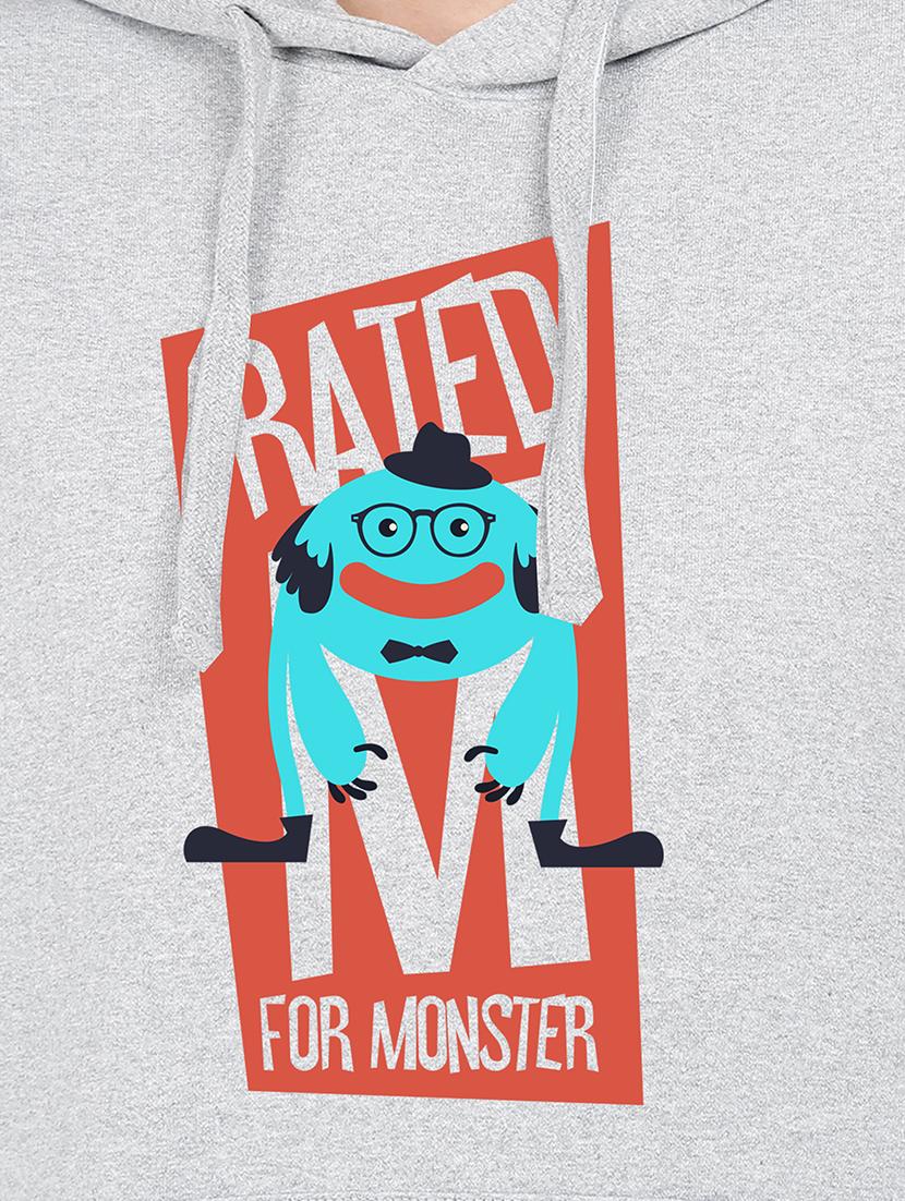 hooded neck graphic sweatshirt - 17972195 - Standard Image - 2