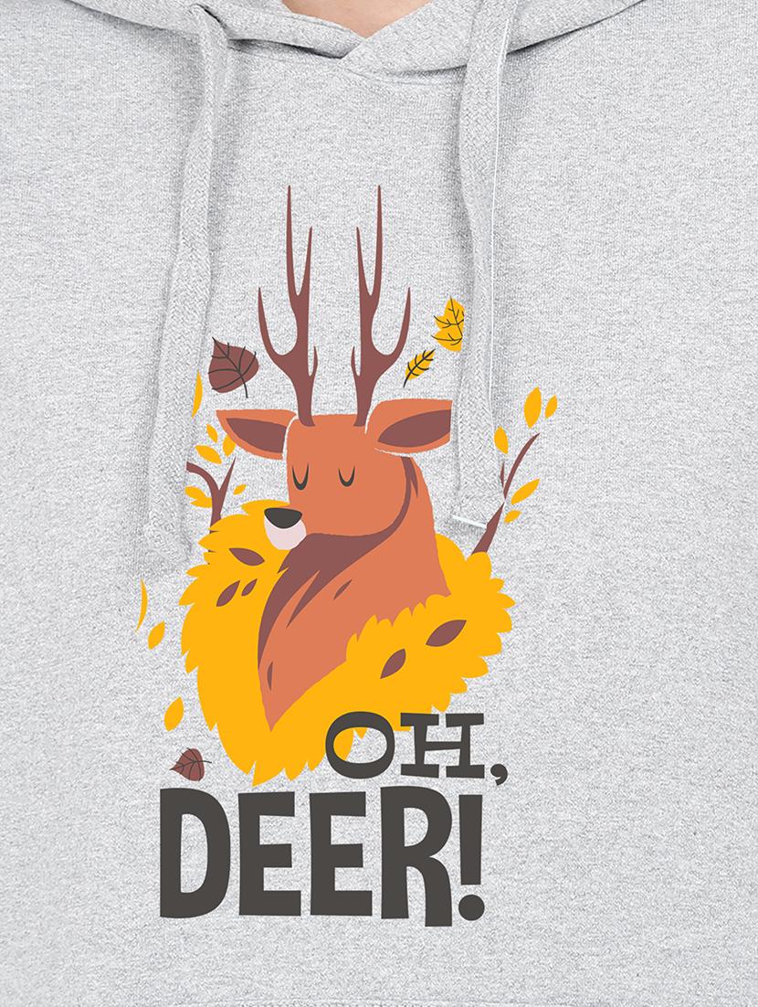 hooded neck graphic sweatshirt - 17972210 - Standard Image - 2