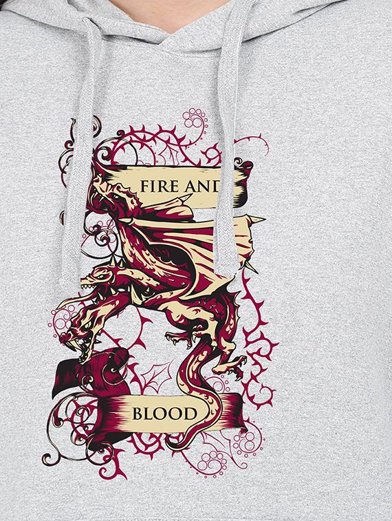 hooded neck graphic sweatshirt - 17972228 - Standard Image - 2