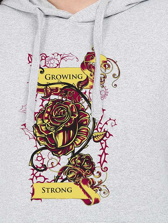 hooded neck graphic sweatshirt - 17972231 -  Standard Image - 2