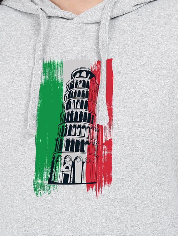 hooded neck graphic sweatshirt - 17972245 - Standard Image - 2