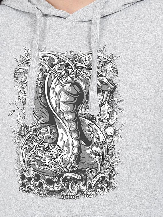 hooded neck graphic sweatshirt - 17972296 - Standard Image - 2