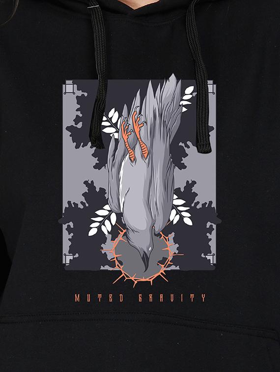 hooded neck graphic sweatshirt - 17972309 - Standard Image - 2