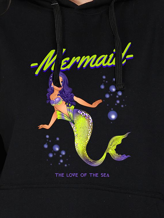 hooded neck graphic sweatshirt - 17972314 - Standard Image - 2