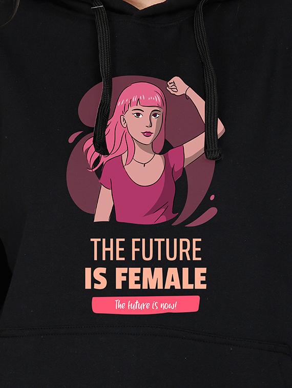 hooded neck graphic sweatshirt - 17972315 - Standard Image - 2