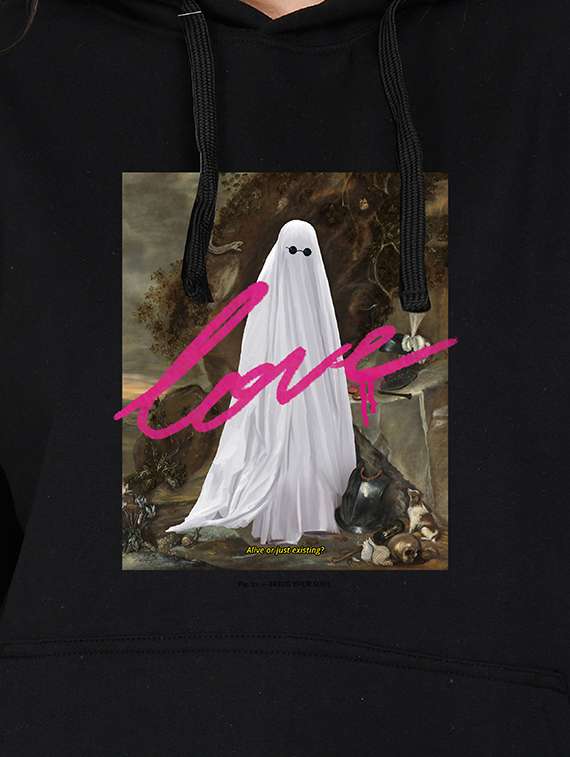 hooded neck graphic sweatshirt - 17972322 -  Standard Image - 2