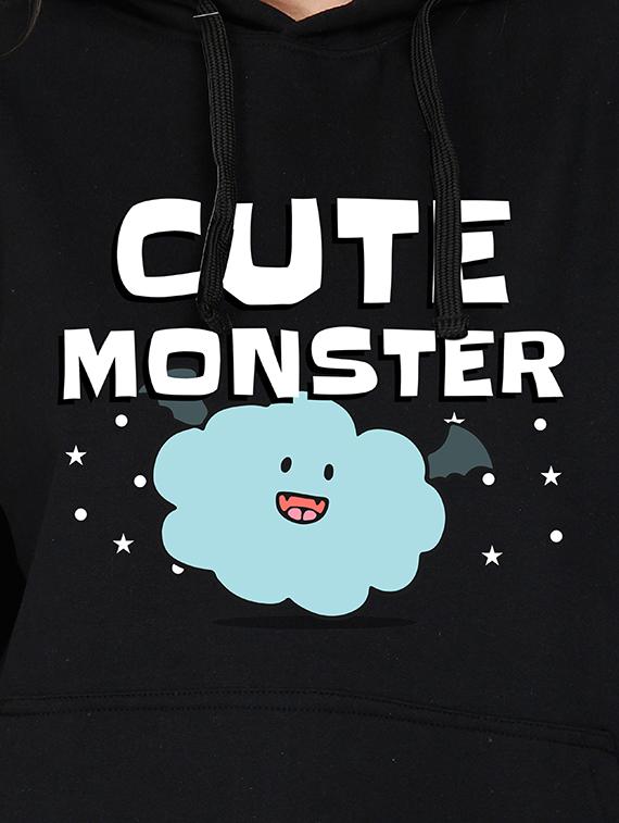 hooded neck graphic sweatshirt - 17972365 - Standard Image - 2
