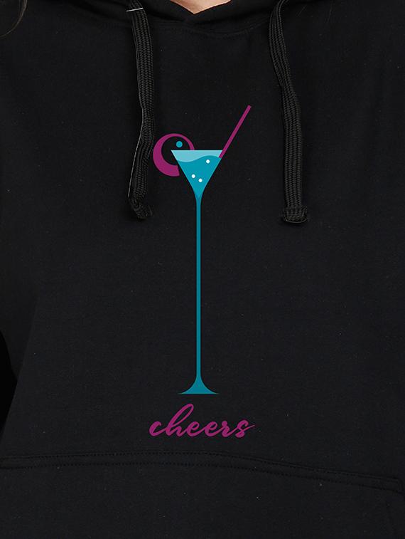 hooded neck graphic sweatshirt - 17972373 - Standard Image - 2