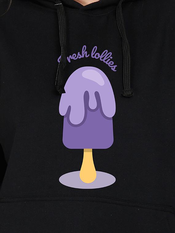 hooded neck graphic sweatshirt - 17972388 - Standard Image - 2