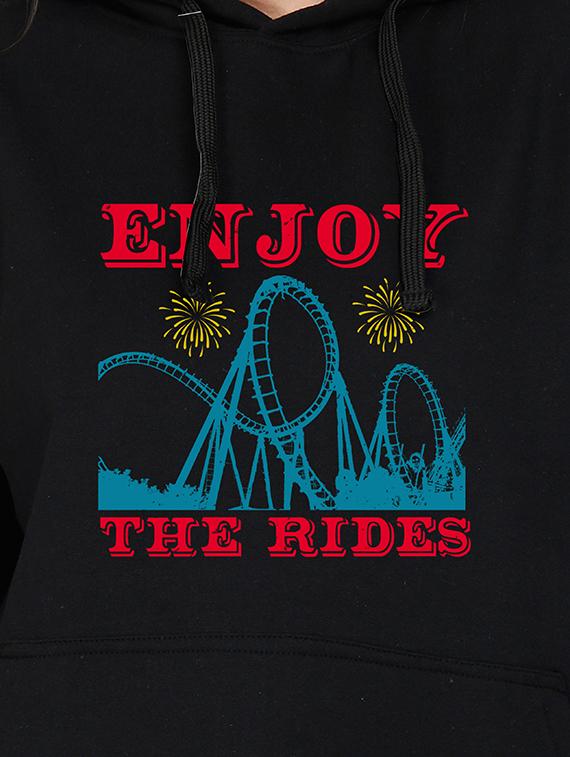 hooded neck graphic sweatshirt - 17972435 - Standard Image - 2