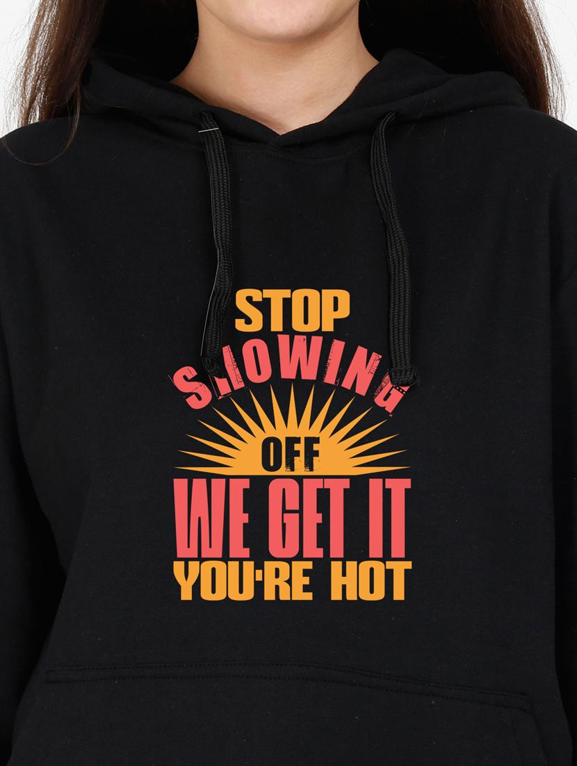 hooded neck graphic sweatshirt - 17972655 - Standard Image - 2