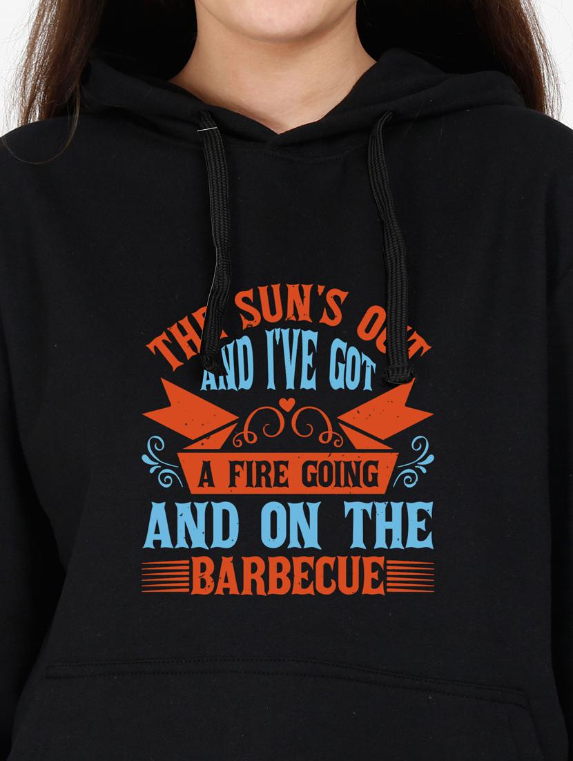 hooded neck graphic sweatshirt - 17972696 - Standard Image - 2
