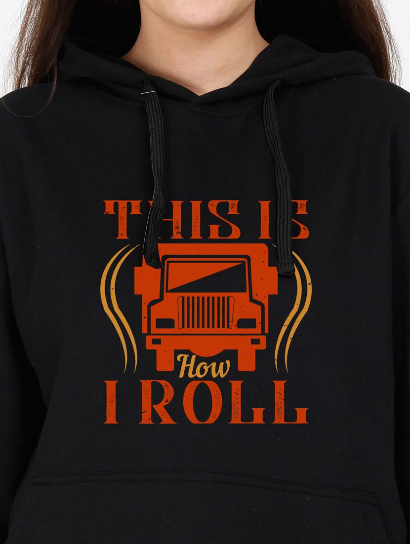 hooded neck graphic sweatshirt - 17972706 - Standard Image - 2