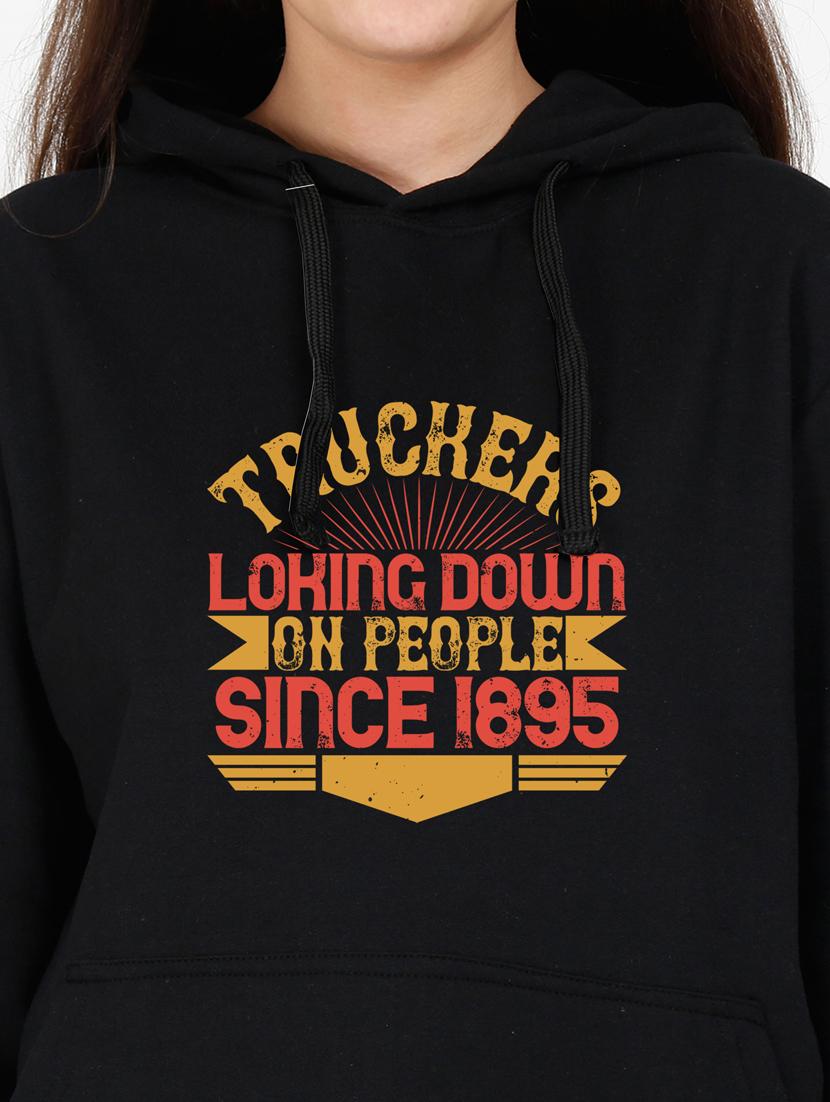 hooded neck graphic sweatshirt - 17972713 - Standard Image - 2