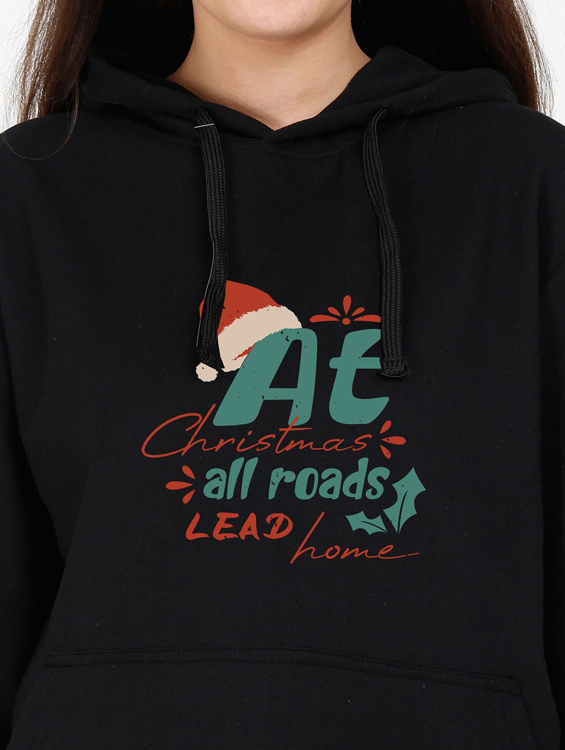hooded neck graphic sweatshirt - 17972817 - Standard Image - 2