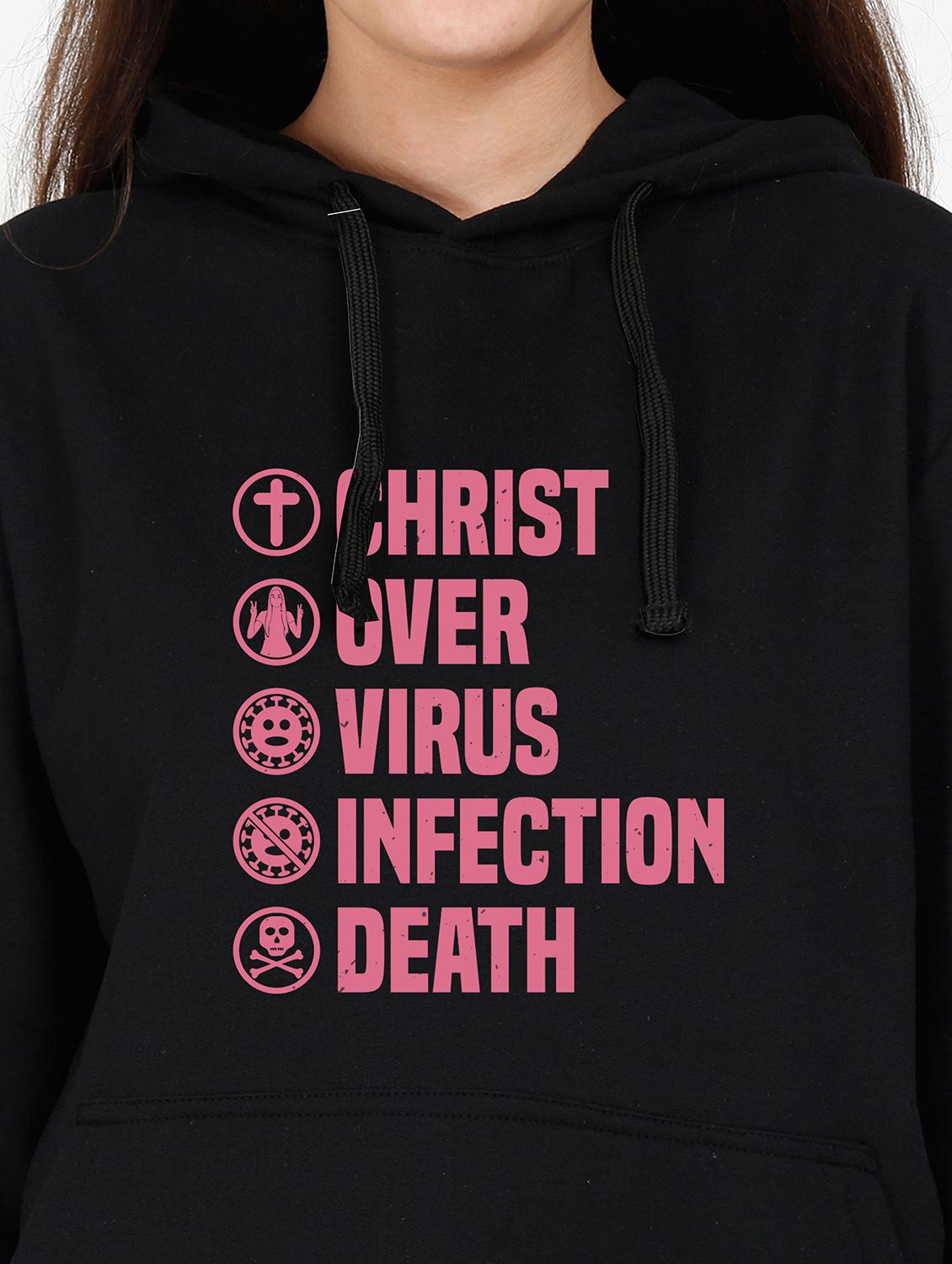 hooded neck graphic sweatshirt - 17972859 - Standard Image - 2