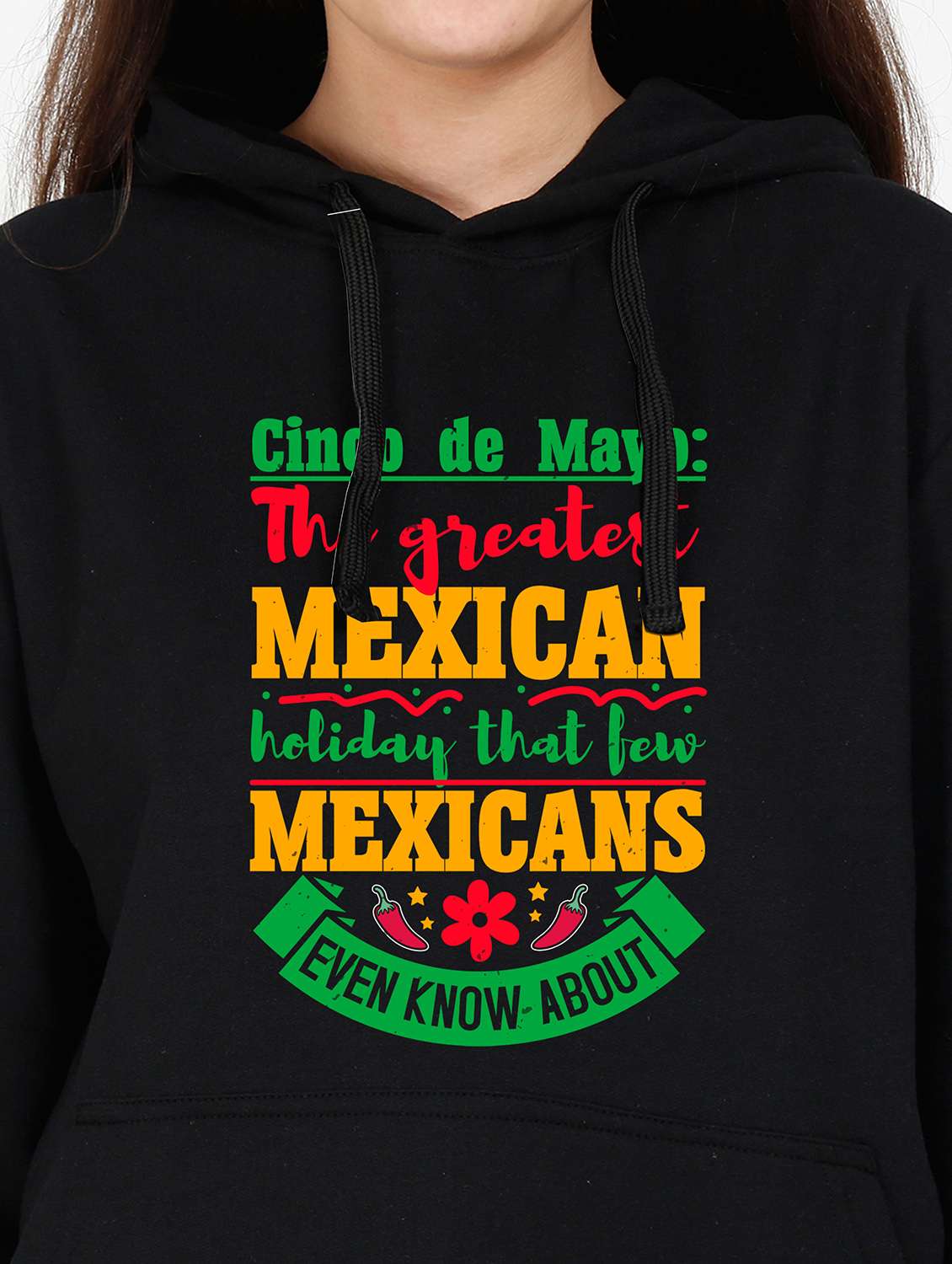 hooded neck graphic sweatshirt - 17972866 -  Standard Image - 2
