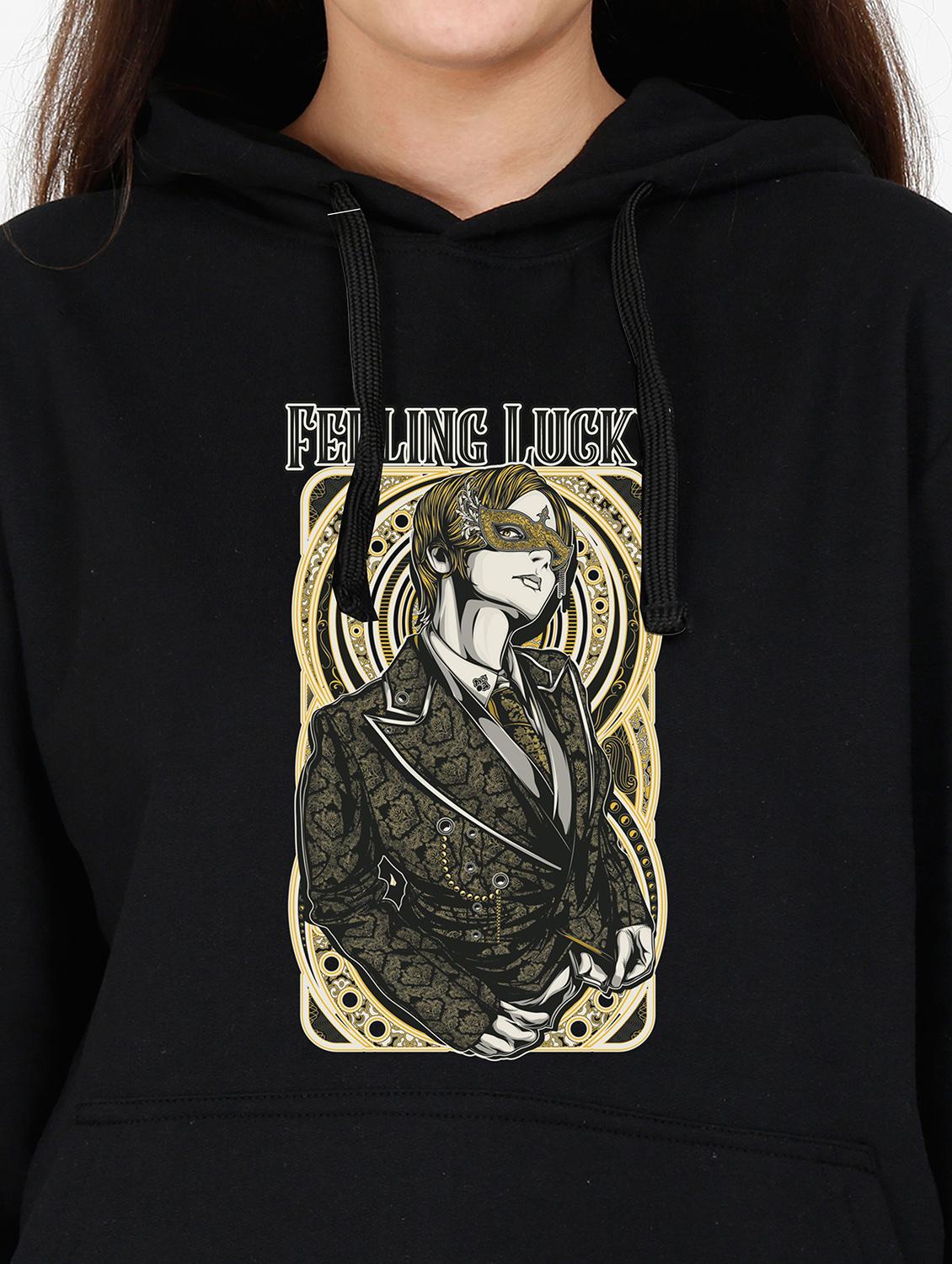 hooded neck graphic sweatshirt - 17972906 - Standard Image - 2