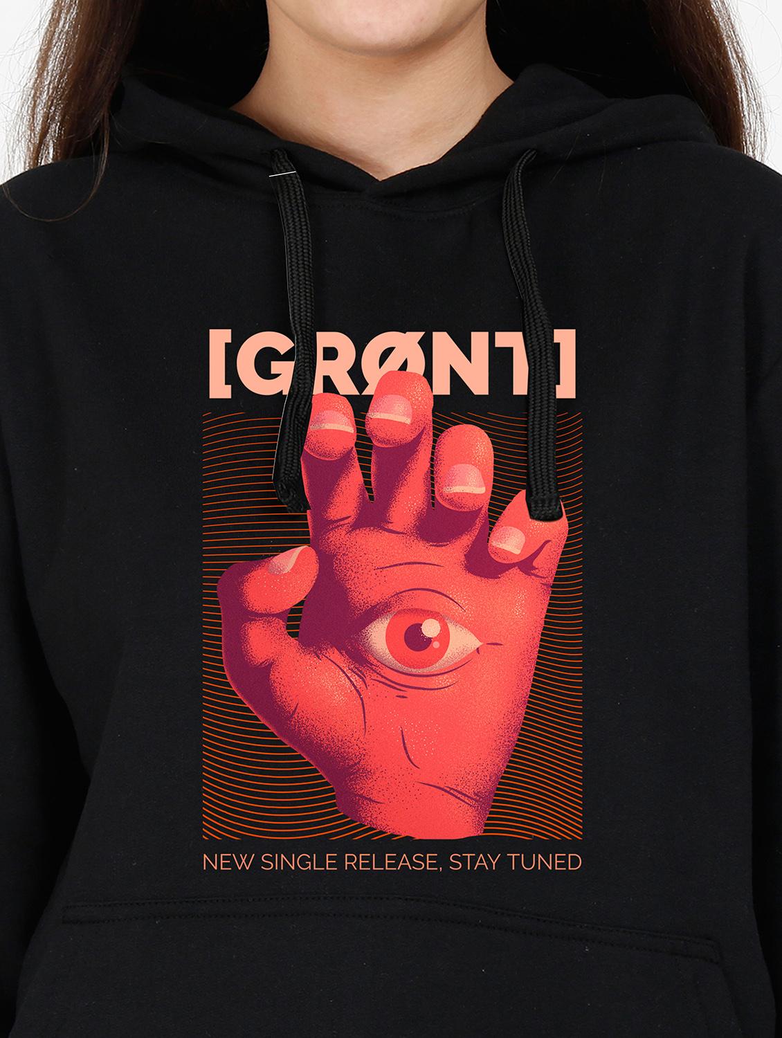 hooded neck graphic sweatshirt - 17972929 - Standard Image - 2