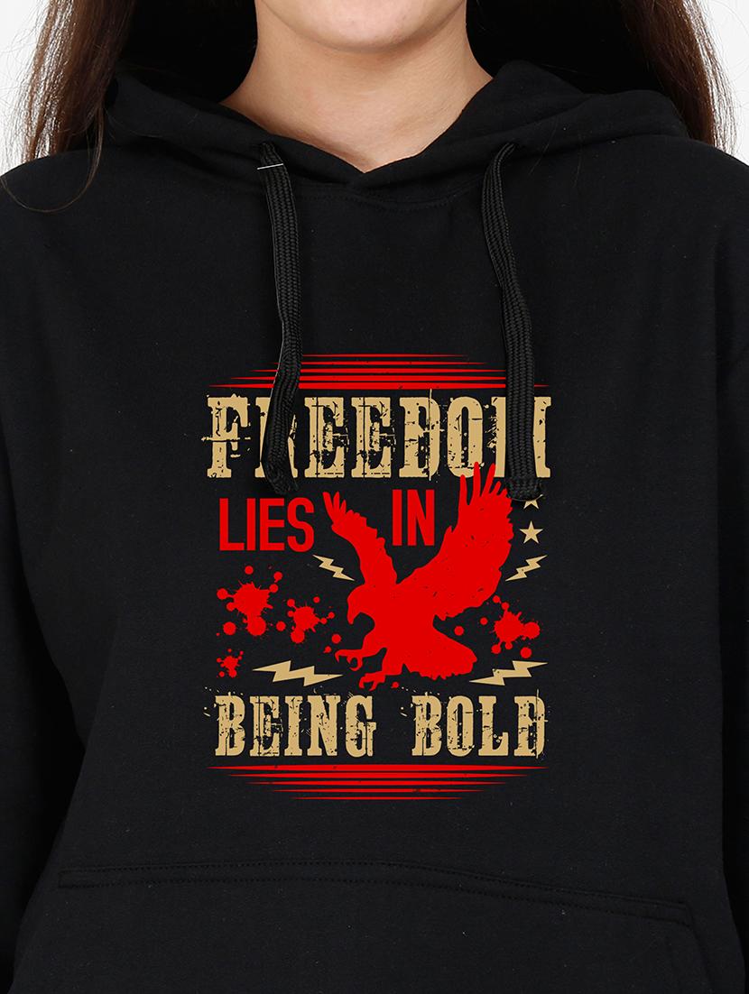 hooded neck graphic sweatshirt - 17972981 - Standard Image - 2