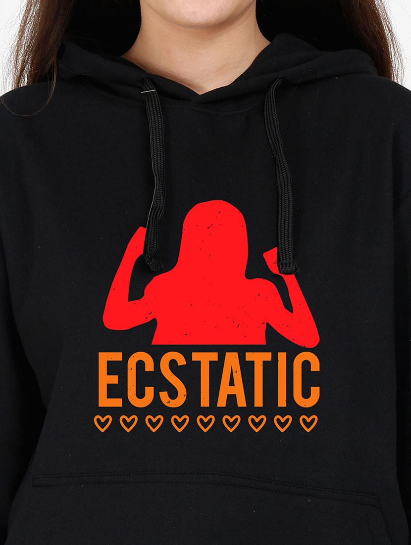 hooded neck graphic sweatshirt - 17972983 - Standard Image - 2