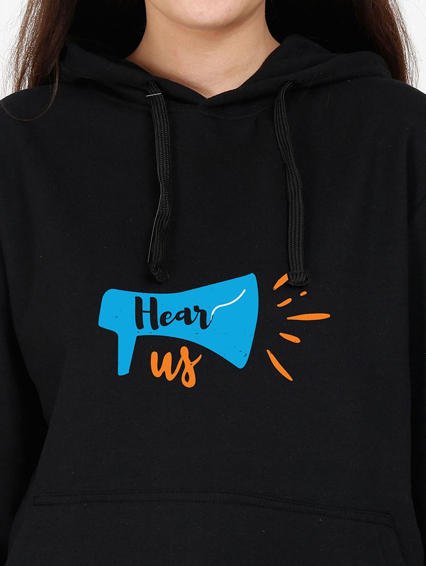 hooded neck graphic sweatshirt - 17972999 - Standard Image - 2