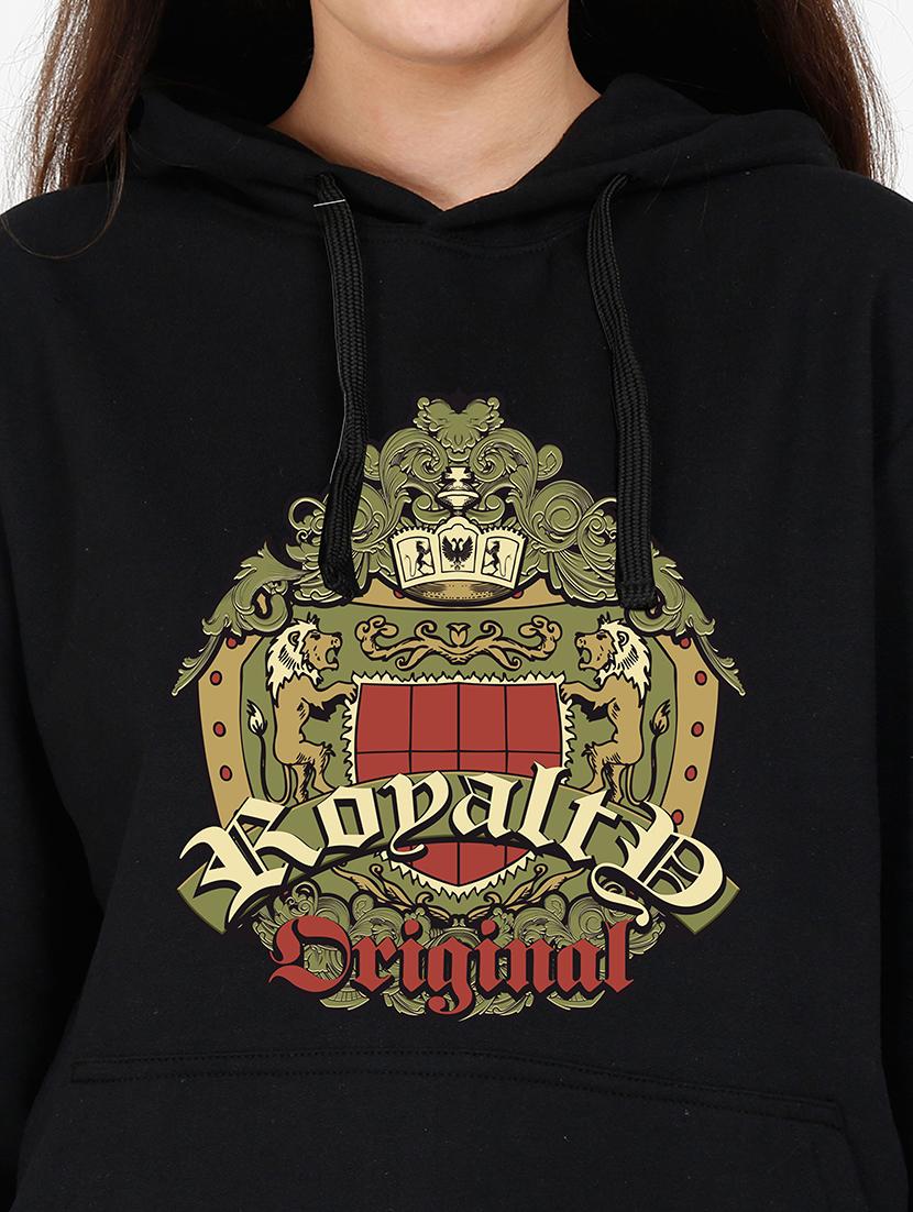 hooded neck graphic sweatshirt - 17973042 - Standard Image - 2