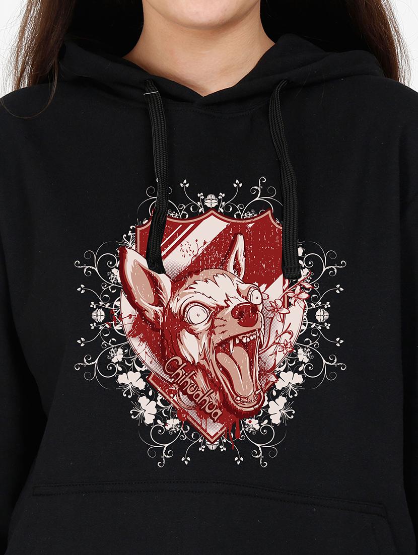hooded neck graphic sweatshirt - 17973049 - Standard Image - 2