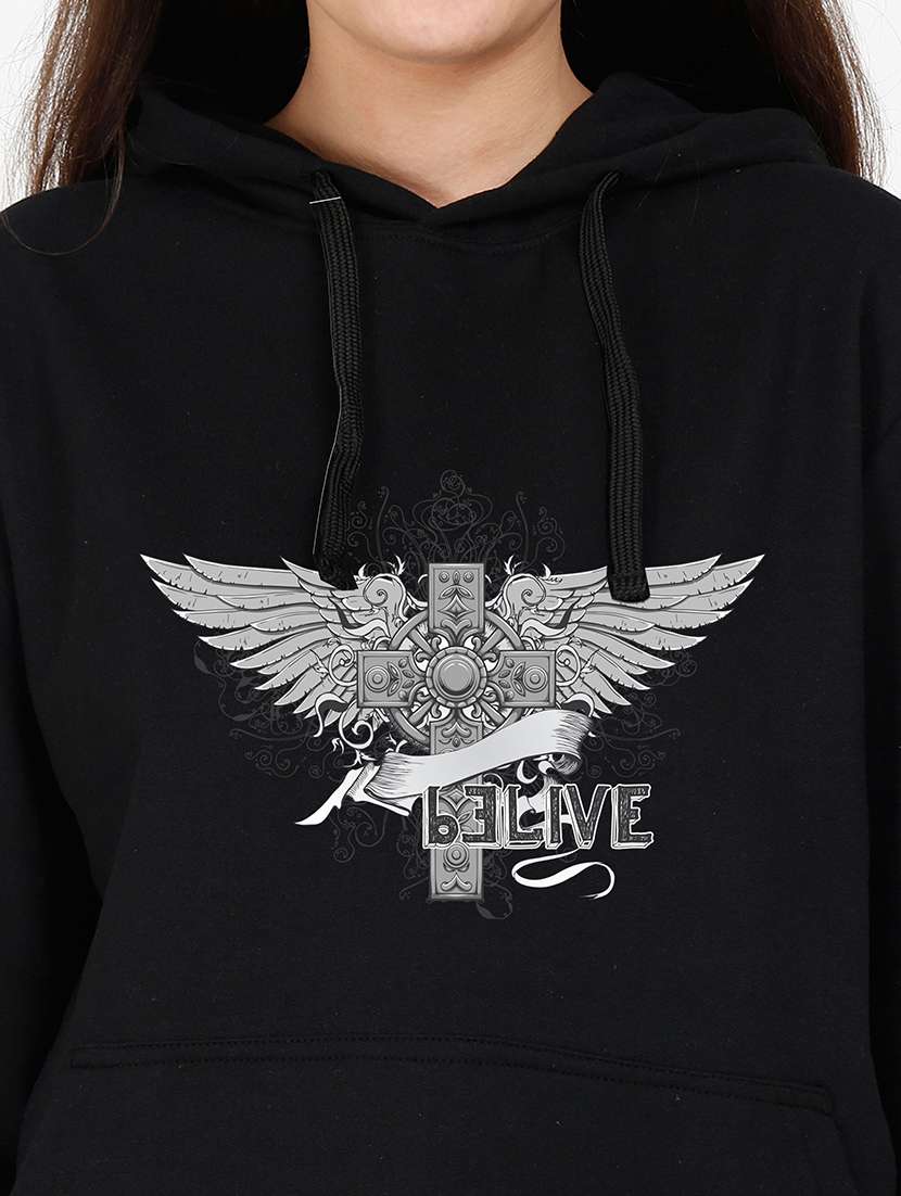 hooded neck graphic sweatshirt - 17973066 -  Standard Image - 2