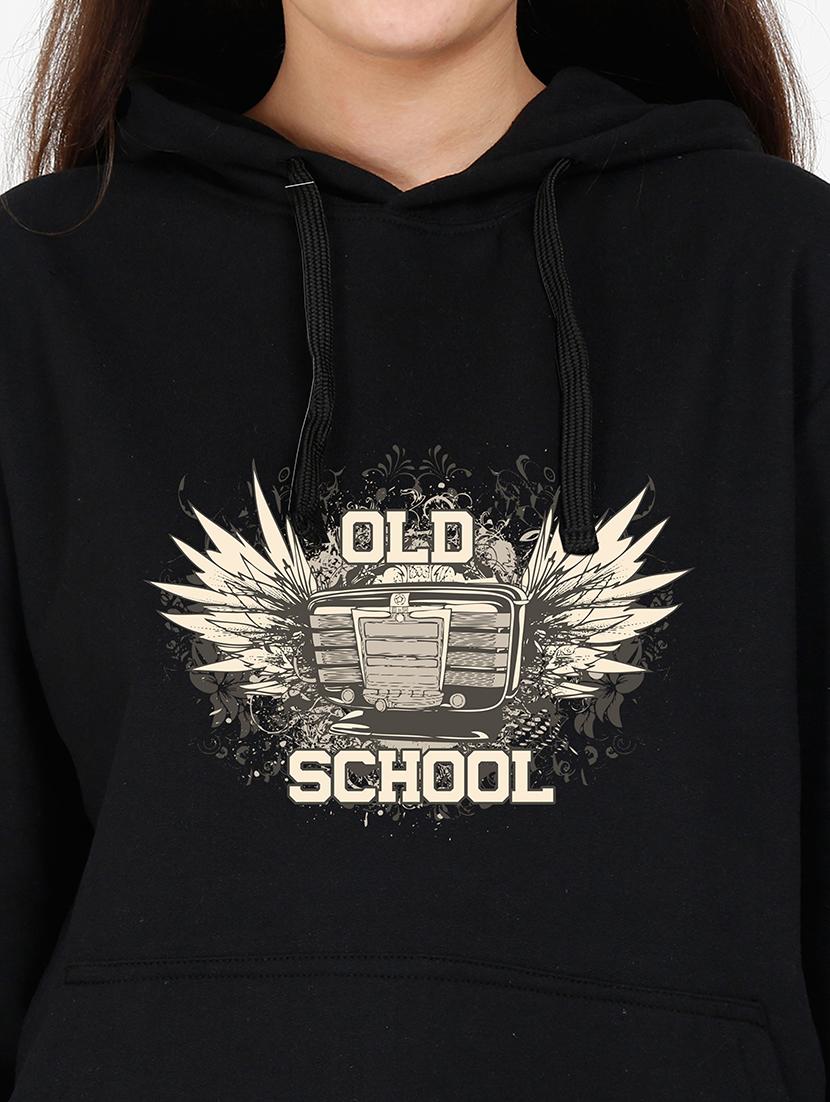 hooded neck graphic sweatshirt - 17973070 - Standard Image - 2