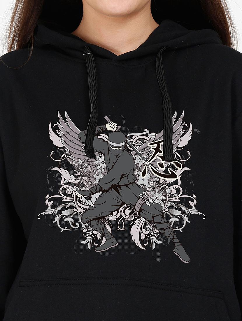 hooded neck graphic sweatshirt - 17973077 - Standard Image - 2