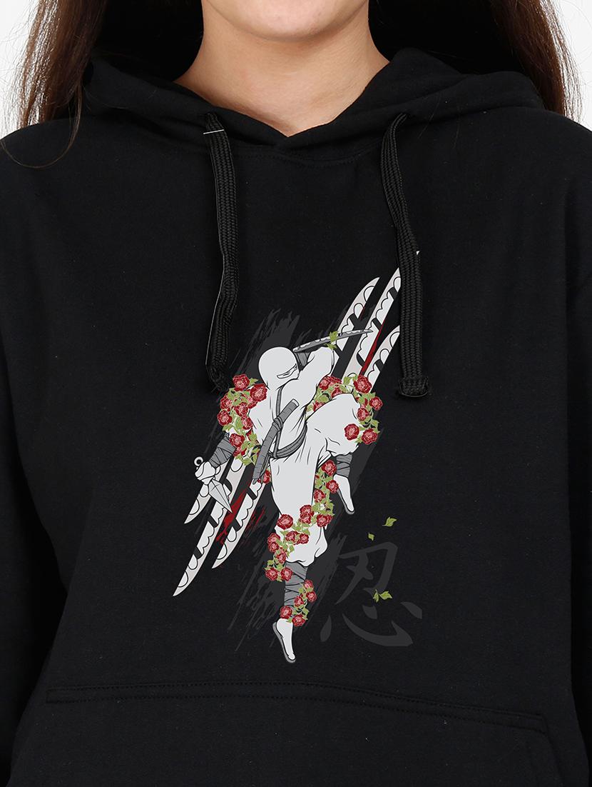 hooded neck graphic sweatshirt - 17973082 - Standard Image - 2