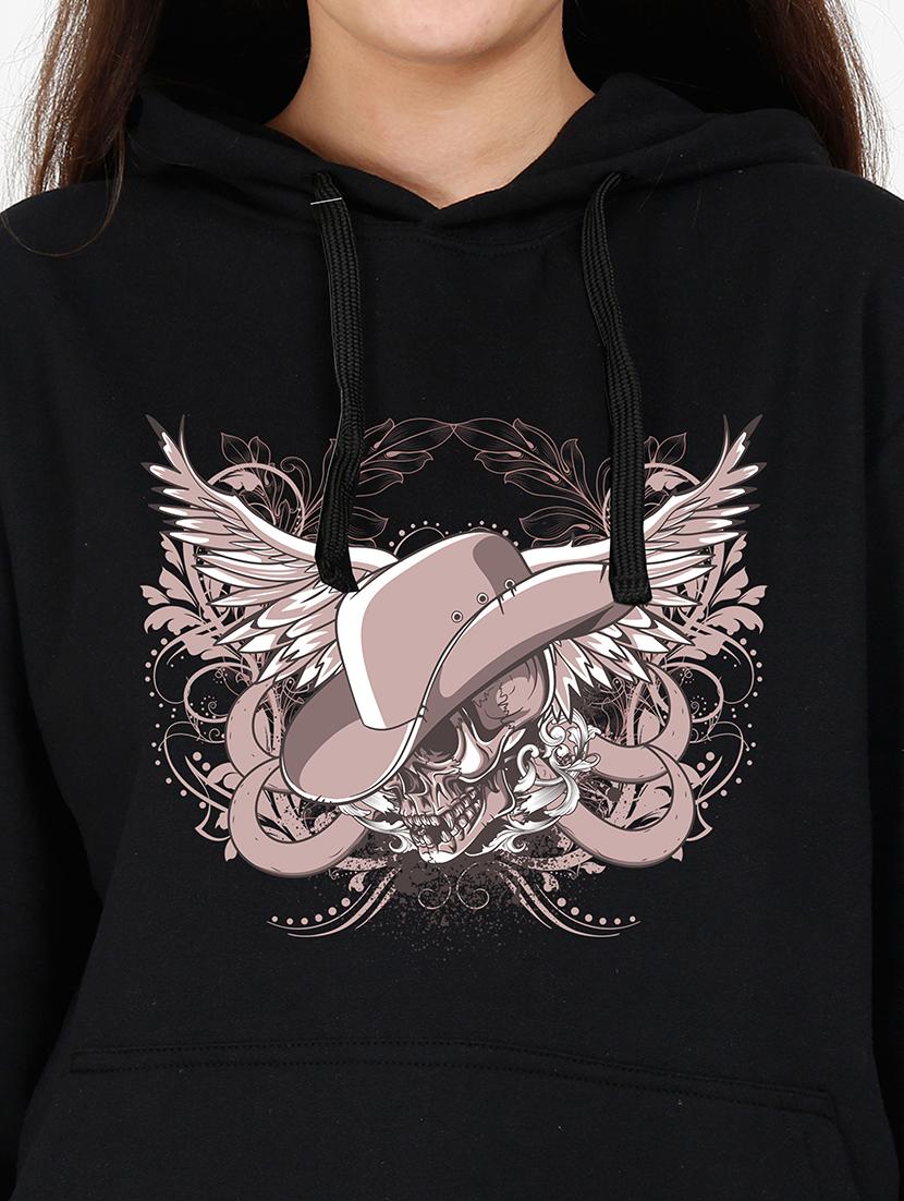 hooded neck graphic sweatshirt - 17973083 - Standard Image - 2