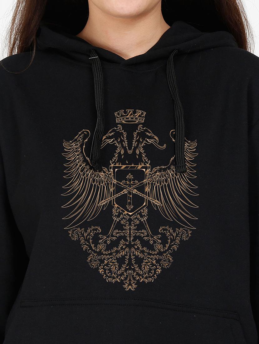 hooded neck graphic sweatshirt - 17973085 - Standard Image - 2