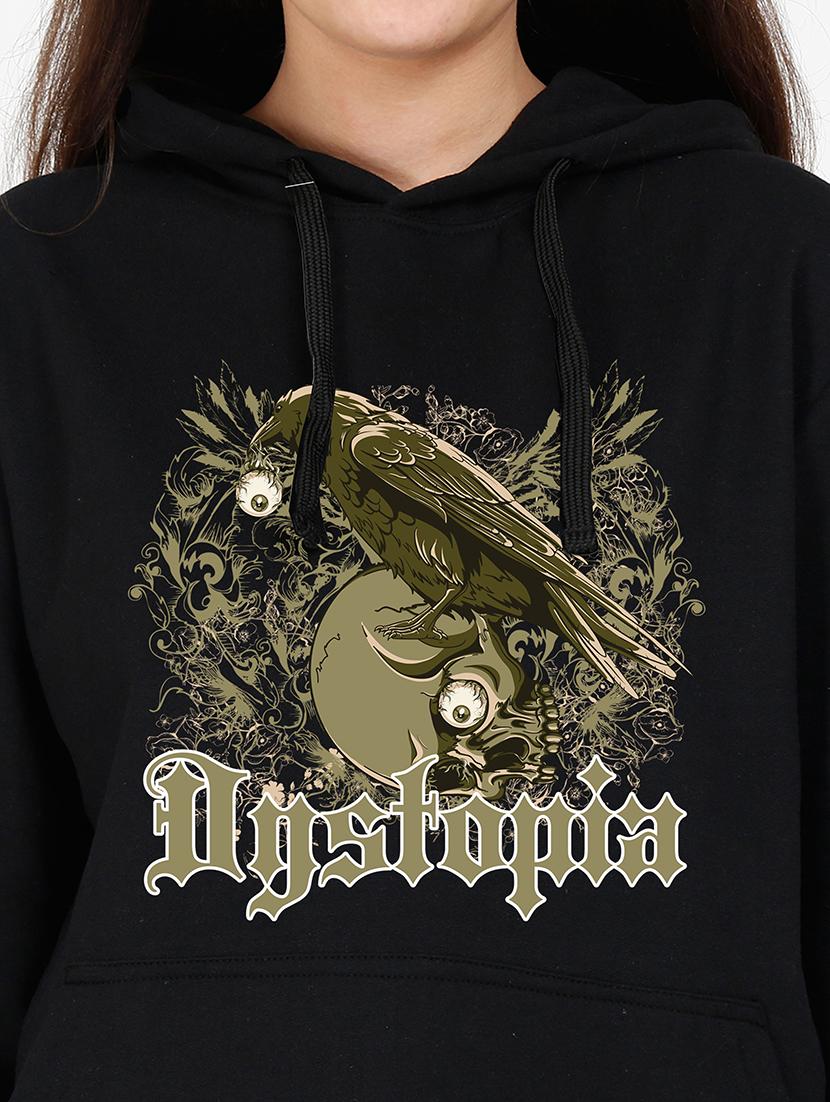 hooded neck graphic sweatshirt - 17973087 - Standard Image - 2