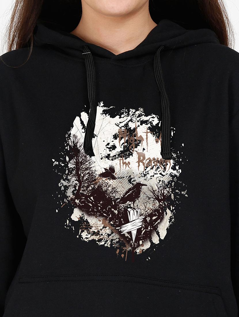 hooded neck graphic sweatshirt - 17973091 - Standard Image - 2