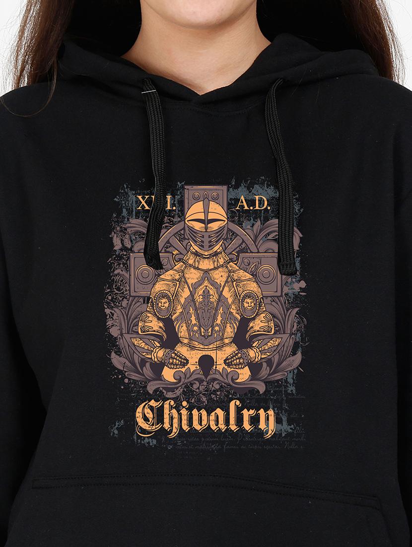 hooded neck graphic sweatshirt - 17973097 - Standard Image - 2