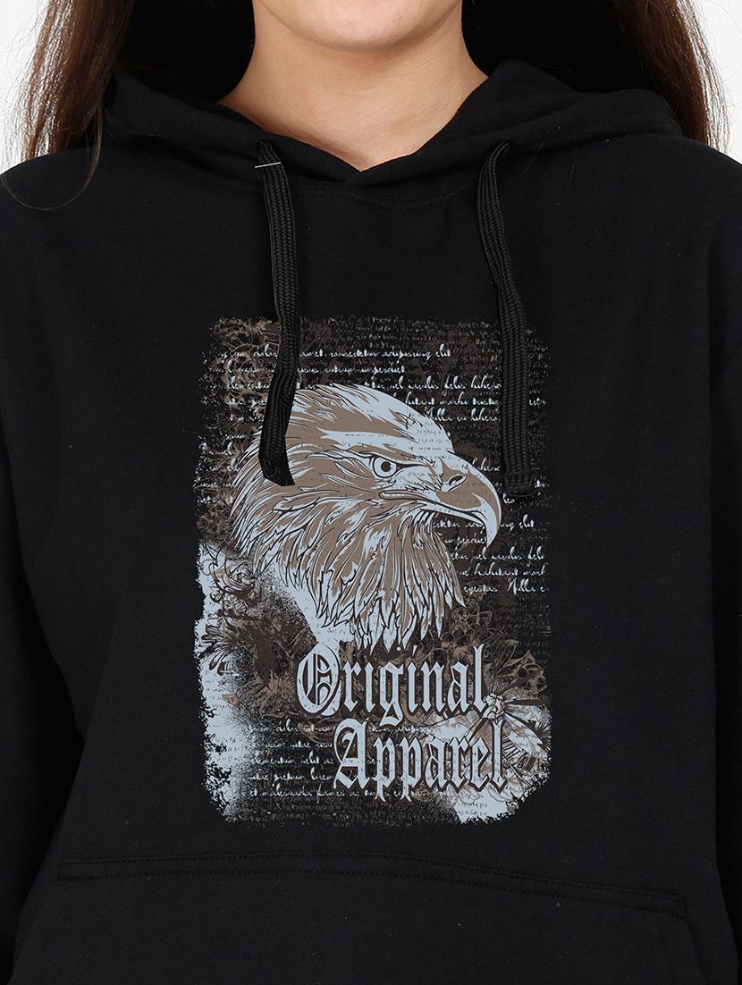 hooded neck graphic sweatshirt - 17973102 - Standard Image - 2