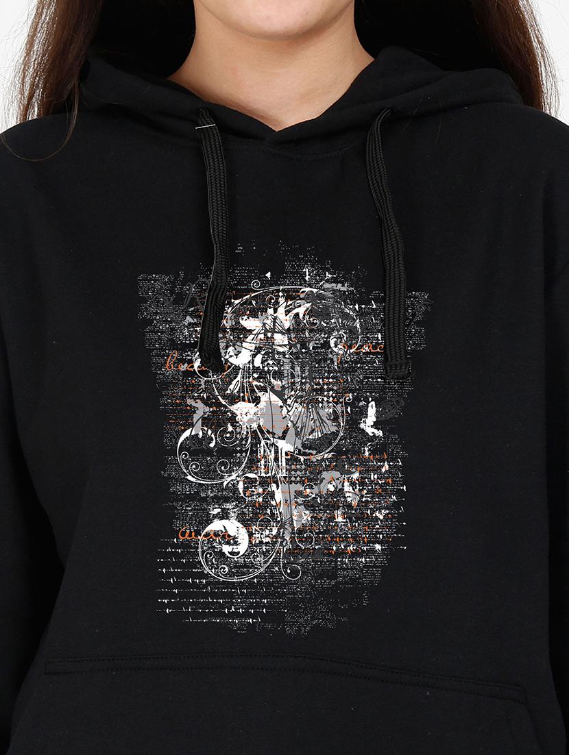 hooded neck graphic sweatshirt - 17973109 - Standard Image - 2