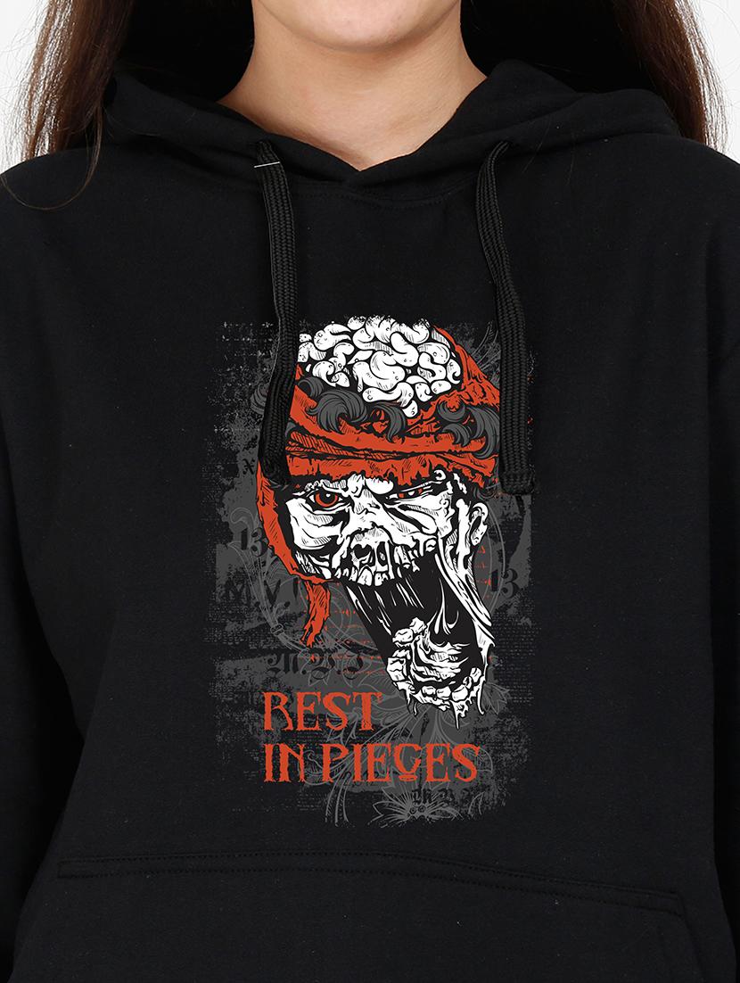 hooded neck graphic sweatshirt - 17973116 - Standard Image - 2