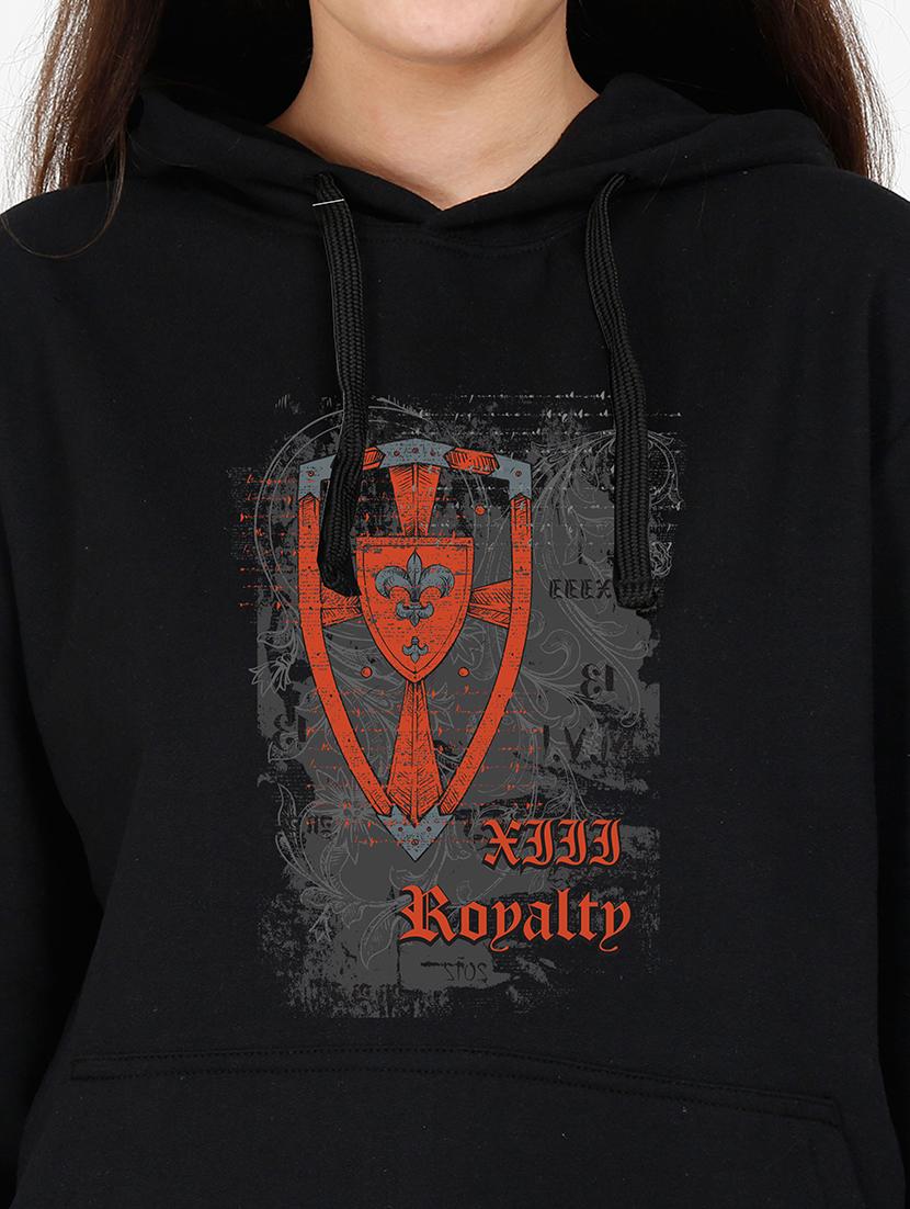 hooded neck graphic sweatshirt - 17973120 - Standard Image - 2