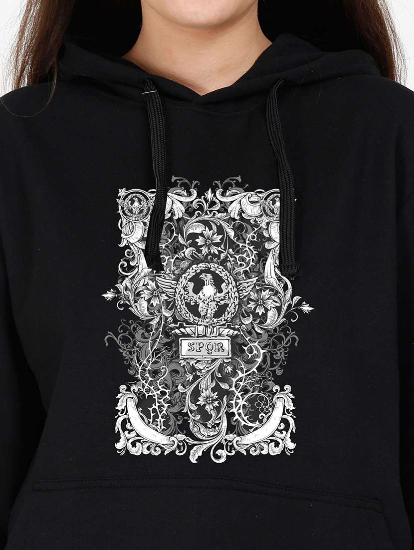 hooded neck graphic  sweatshirt - 17973126 -  Standard Image - 2