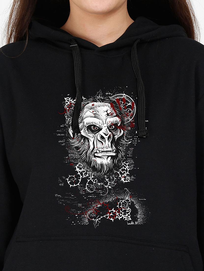 hooded neck graphic sweatshirt - 17973127 - Standard Image - 2