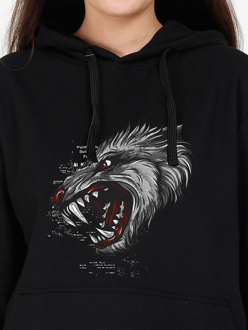 hooded neck graphic sweatshirt - 17973130 - Standard Image - 2