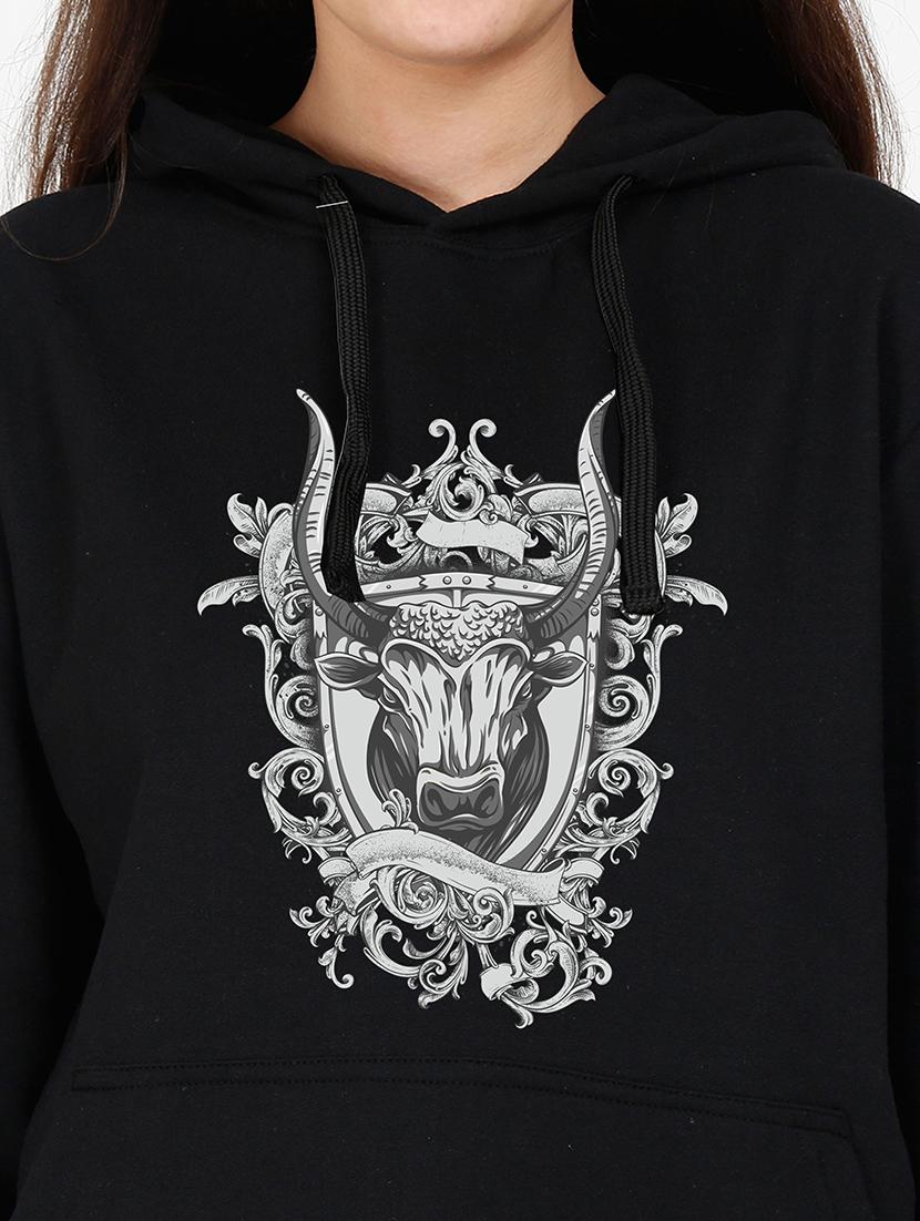 hooded neck graphic sweatshirt - 17973133 - Standard Image - 2