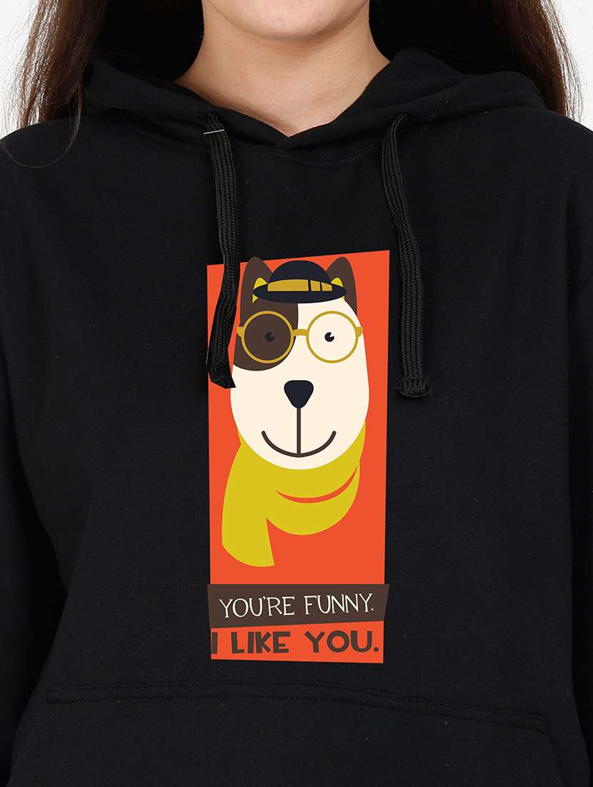 hooded neck graphic  sweatshirt - 17973136 -  Standard Image - 2